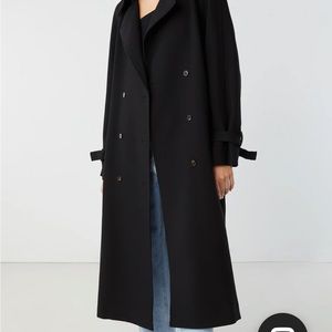 Oak + Fort oversized trench coat